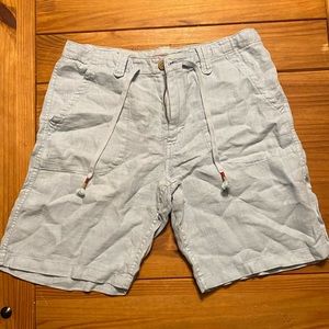 Lucky Blue Linen Shorts Size 34
